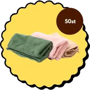Microfiberdukar 50st